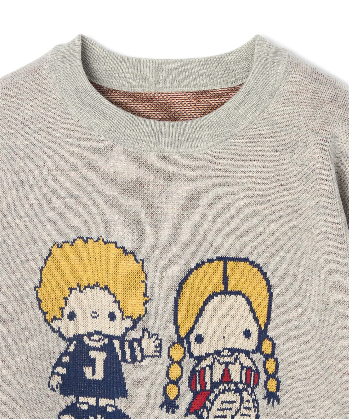 sanrio characters】パティ＆ジミージャガードニットプルオーバー