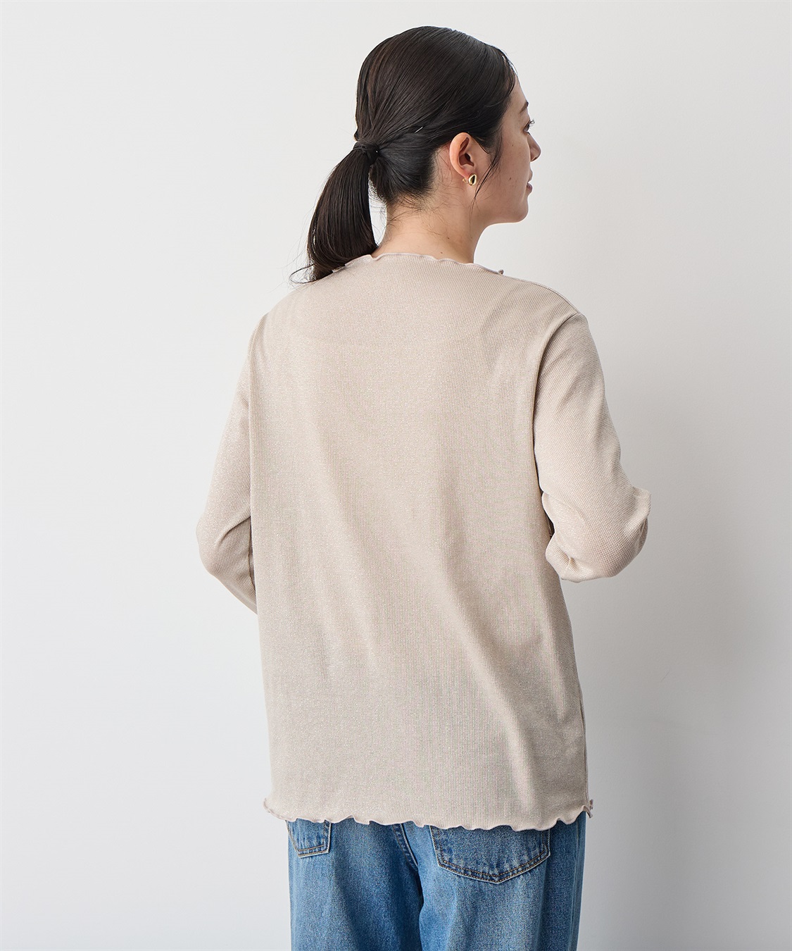 anyfee 【anyfee/プラスサイズ】ラメテレコトップス_sub_14