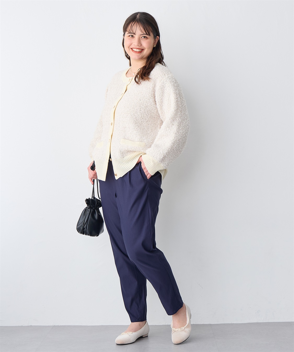 anyfee 【anyfee/プラスサイズ】バレエシューズ（4E・甲高・幅広）《la farfa SHOES/ラファーファシューズ》_sub_16