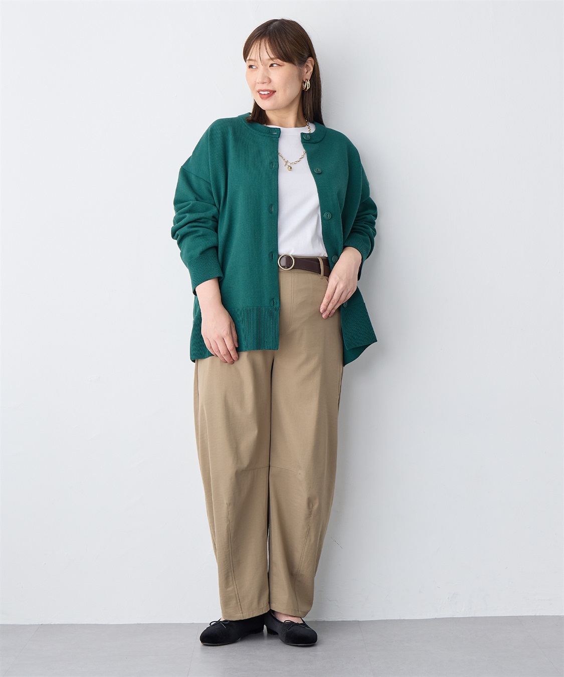 anyfee 【anyfee/プラスサイズ】バレエシューズ（4E・甲高・幅広）《la farfa SHOES/ラファーファシューズ》_sub_17