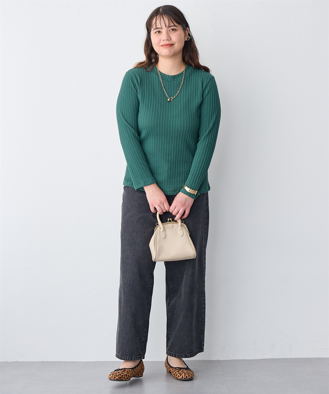 anyfee 【anyfee/プラスサイズ】バレエシューズ（4E・甲高・幅広）《la farfa SHOES/ラファーファシューズ》_sub_18