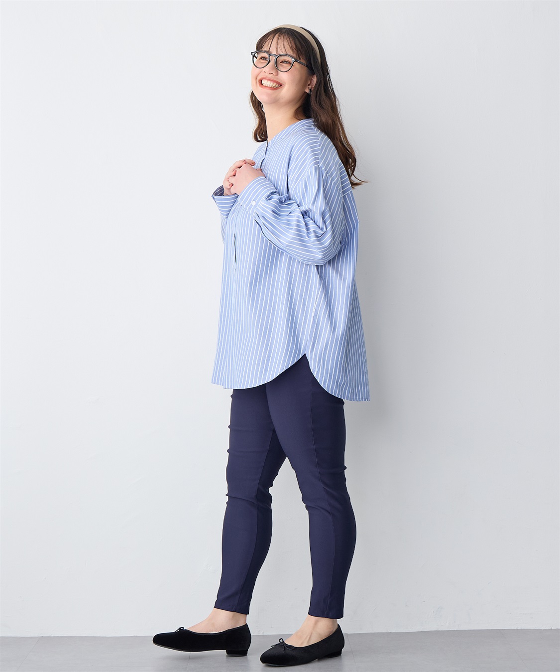 anyfee 【anyfee/プラスサイズ】バレエシューズ（4E・甲高・幅広）《la farfa SHOES/ラファーファシューズ》_sub_20