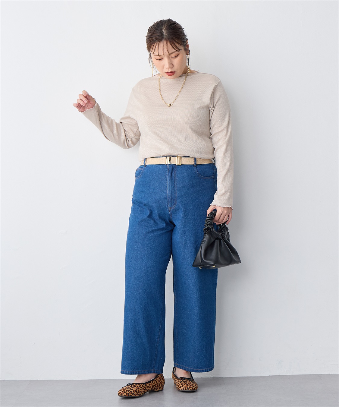 anyfee 【anyfee/プラスサイズ】バレエシューズ（4E・甲高・幅広）《la farfa SHOES/ラファーファシューズ》_sub_23