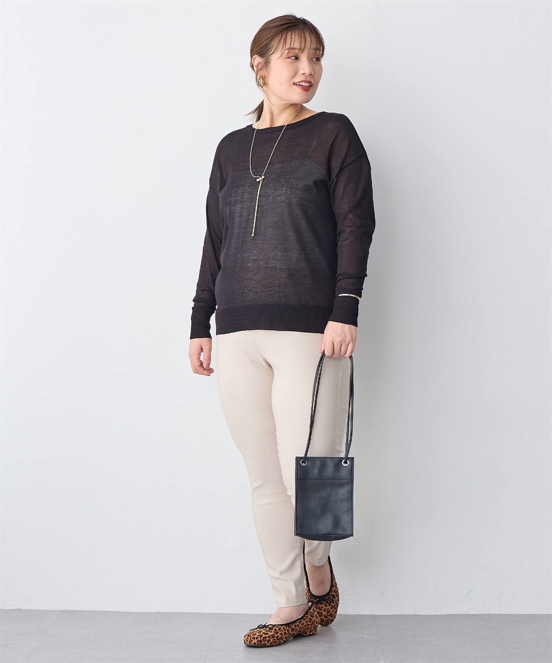 anyfee 【anyfee/プラスサイズ】バレエシューズ（4E・甲高・幅広）《la farfa SHOES/ラファーファシューズ》_sub_25