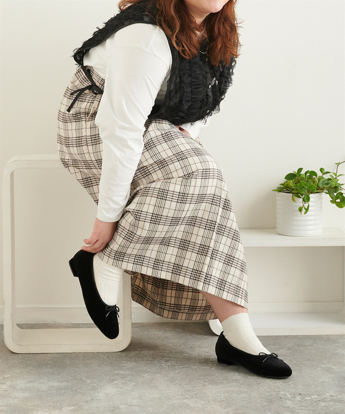 anyfee 【anyfee/プラスサイズ】バレエシューズ（4E・甲高・幅広）《la farfa SHOES/ラファーファシューズ》_sub_27