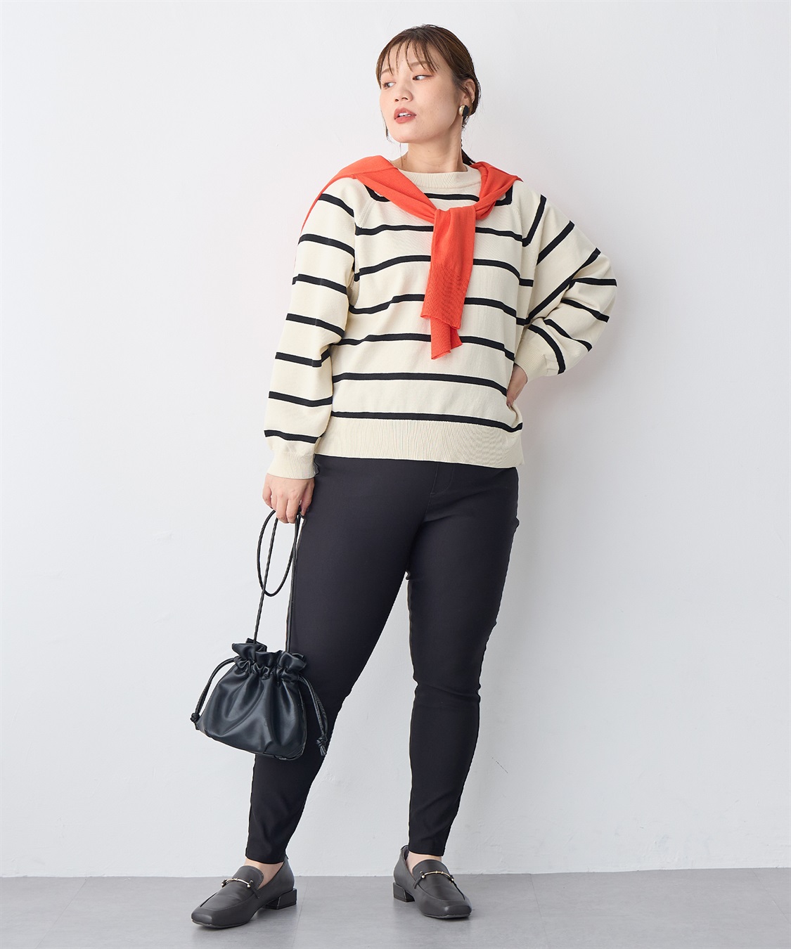 anyfee 【anyfee/プラスサイズ】スクエアビットローファー（4E・甲高・幅広）《la farfa SHOES/ラファーファシューズ》_sub_12