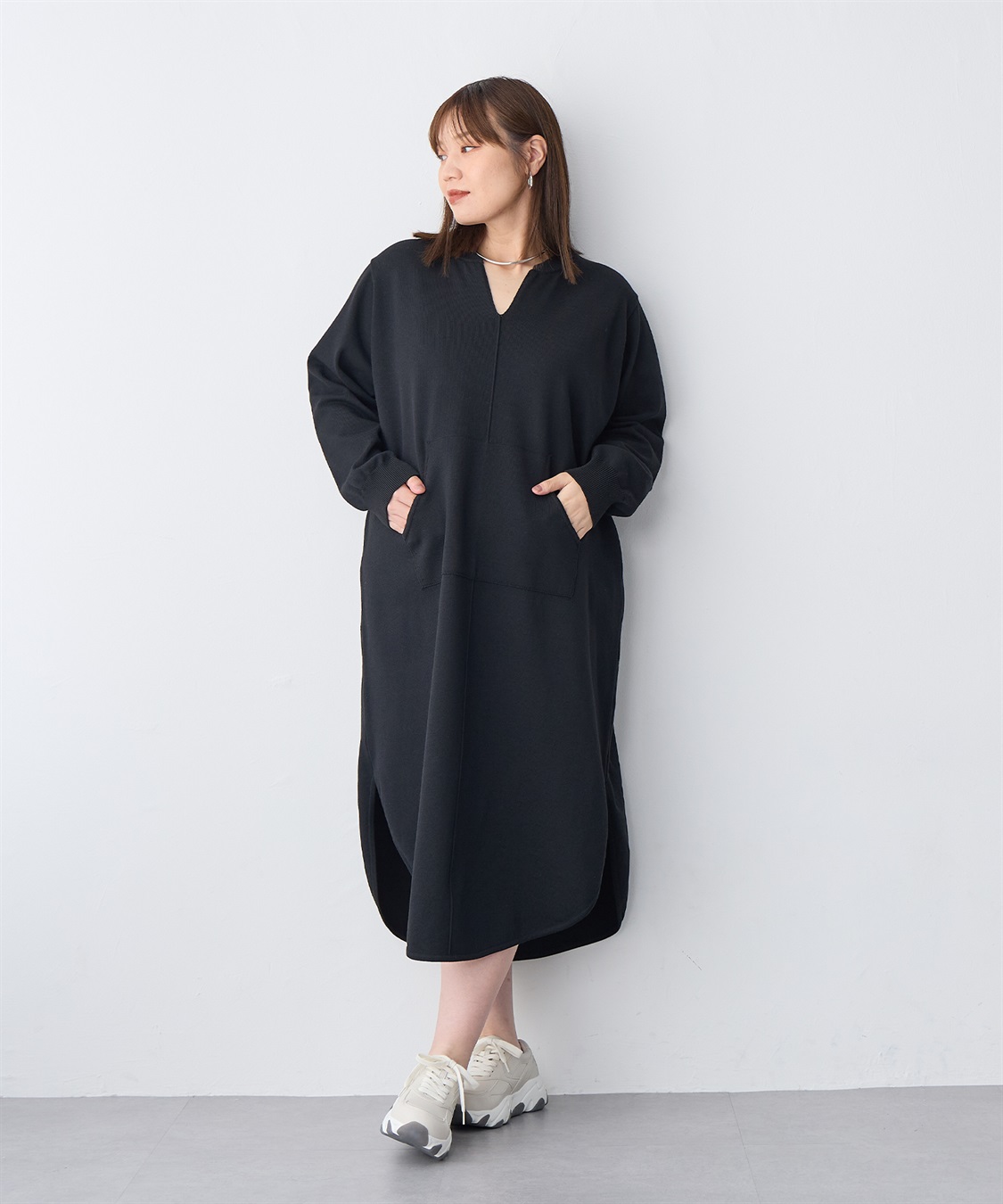 anyfee 【anyfee/プラスサイズ】厚底スニーカー（4E・甲高・幅広）《la farfa SHOES/ラファーファシューズ》_sub_13