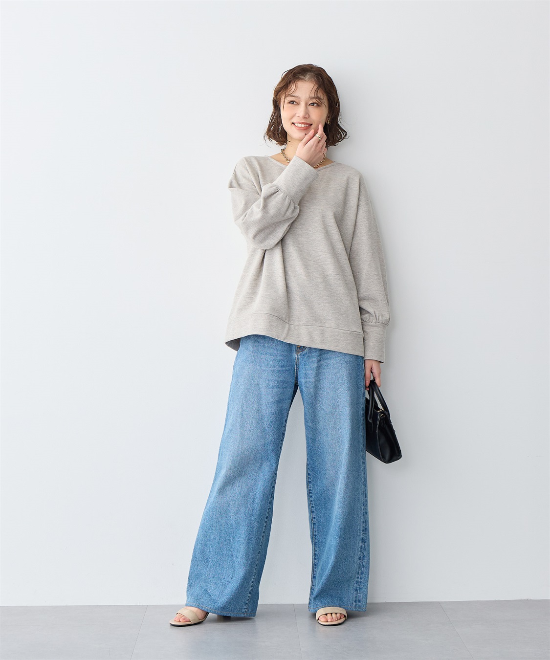 anyfee 【anyfee/プラスサイズ】ラメミックスプルオーバー_sub_7