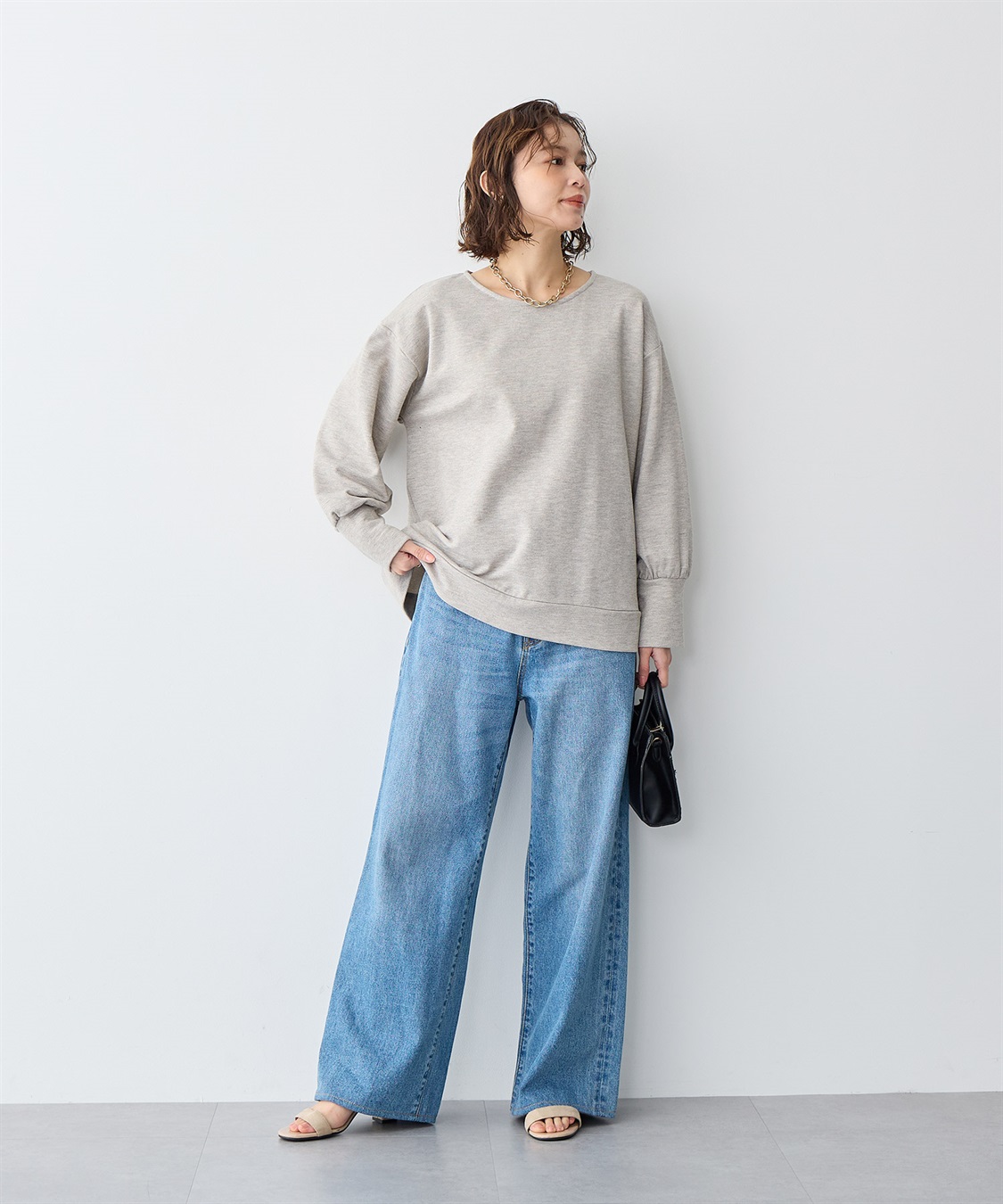 anyfee 【anyfee/プラスサイズ】ラメミックスプルオーバー_sub_8