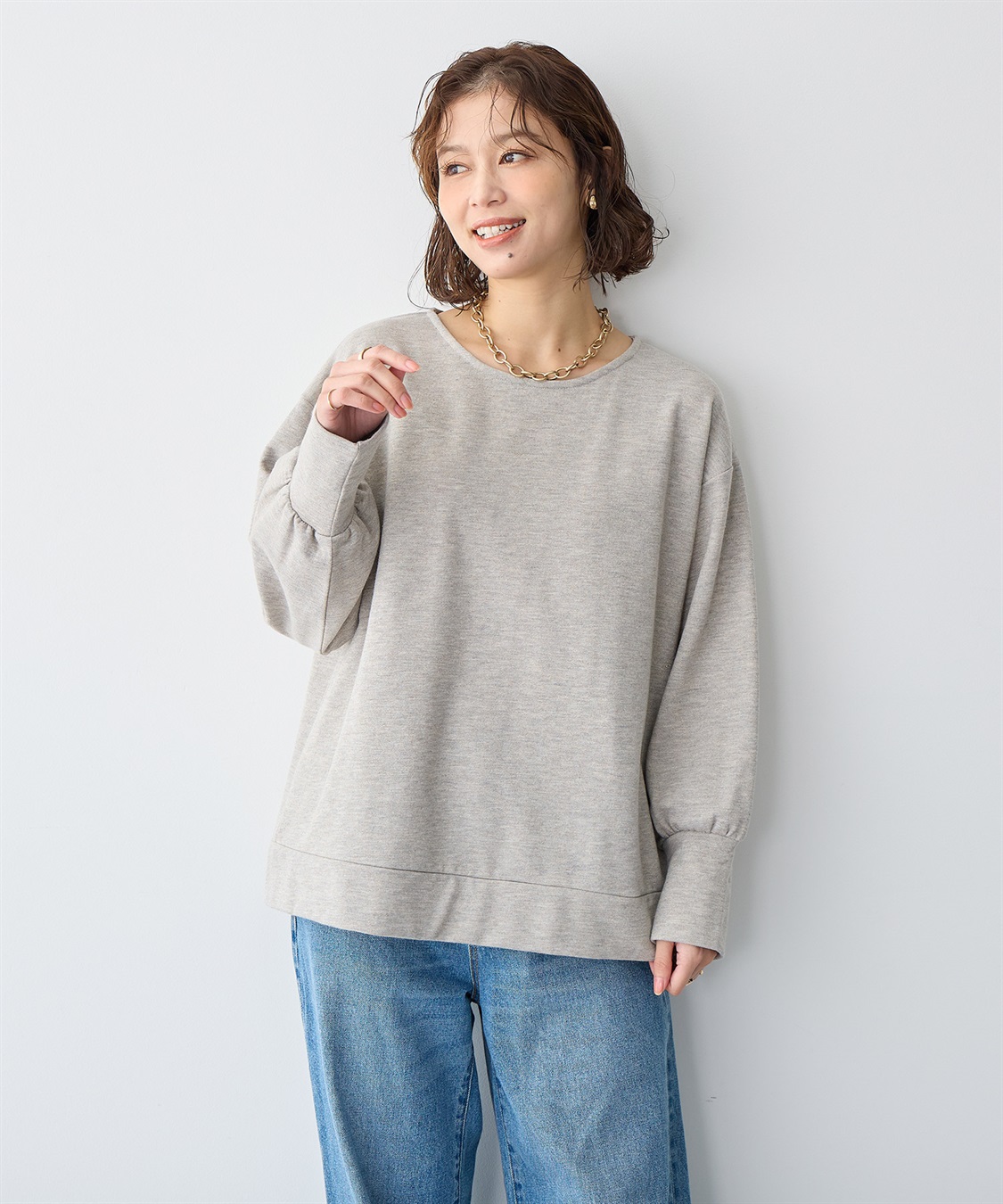 anyfee 【anyfee/プラスサイズ】ラメミックスプルオーバー_sub_13