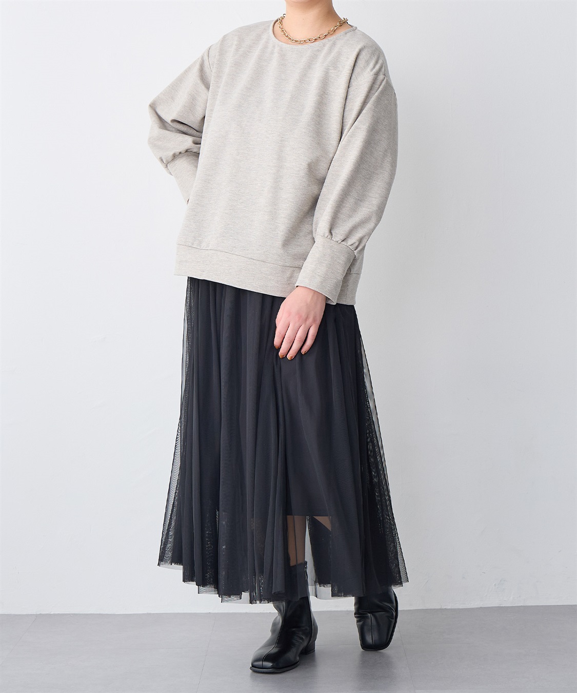 anyfee 【anyfee/プラスサイズ】ラメミックスプルオーバー_sub_20