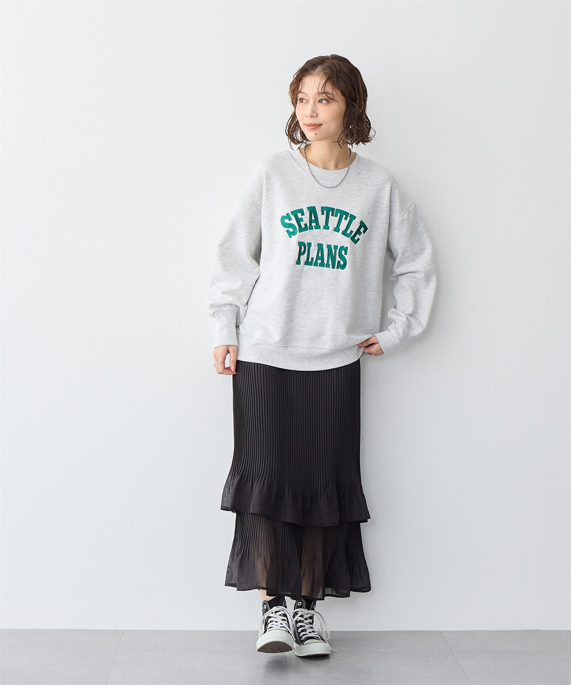 Life Style by cross marche 【anyfee/プラスサイズ】ビッグシルエット裏毛ロゴ刺繍プルオーバー_sub_14