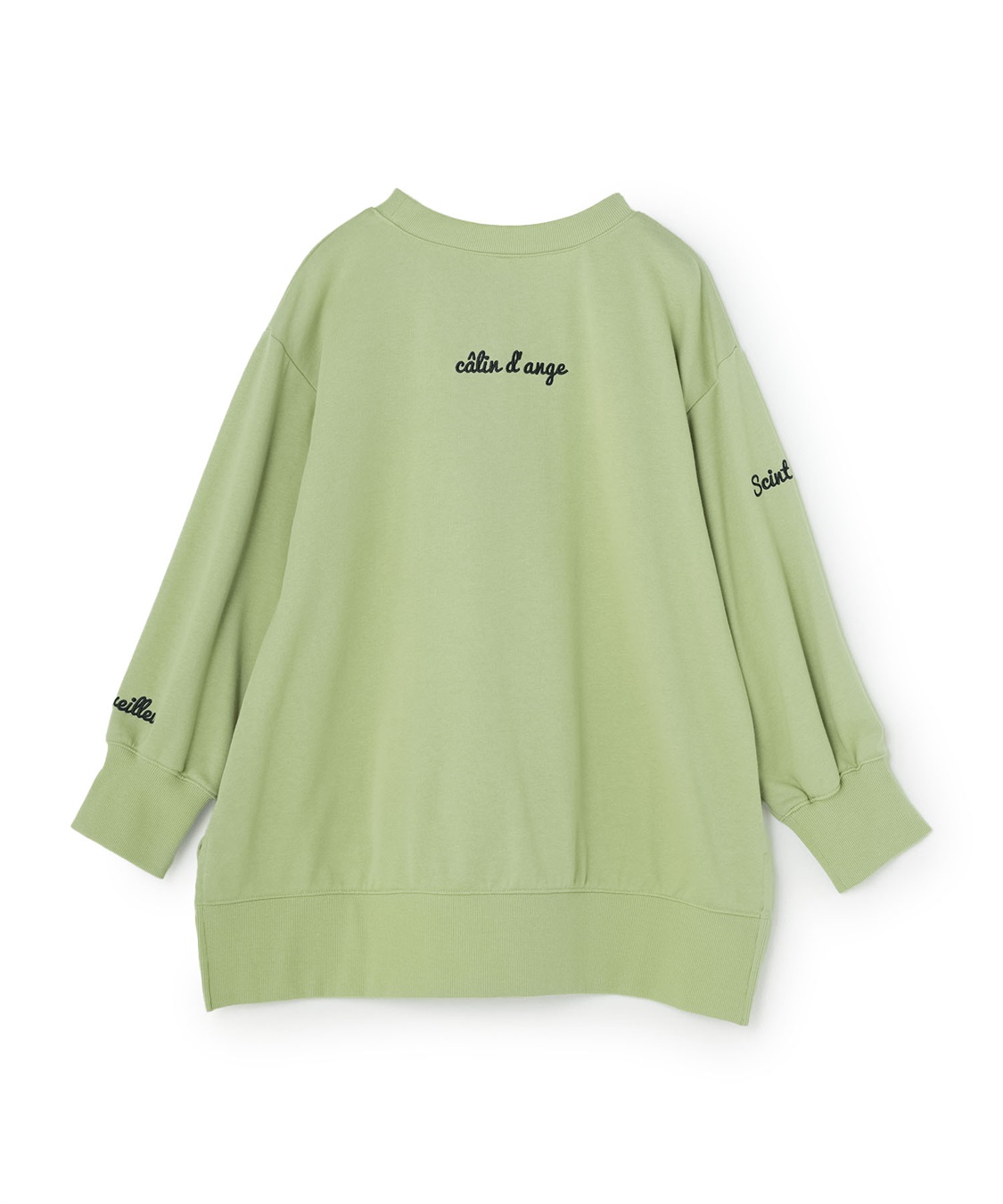 Life Style by cross marche 【anyfee/プラスサイズ】ビッグシルエット裏毛刺繍プルオーバー_sub_24