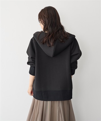Life Style by cross marche 【anyfee/プラスサイズ】ビッグシルエットダンボールZIPパーカー_subthumb_6