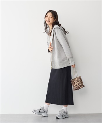 Life Style by cross marche 【anyfee/プラスサイズ】ビッグシルエットダンボールZIPパーカー_subthumb_8
