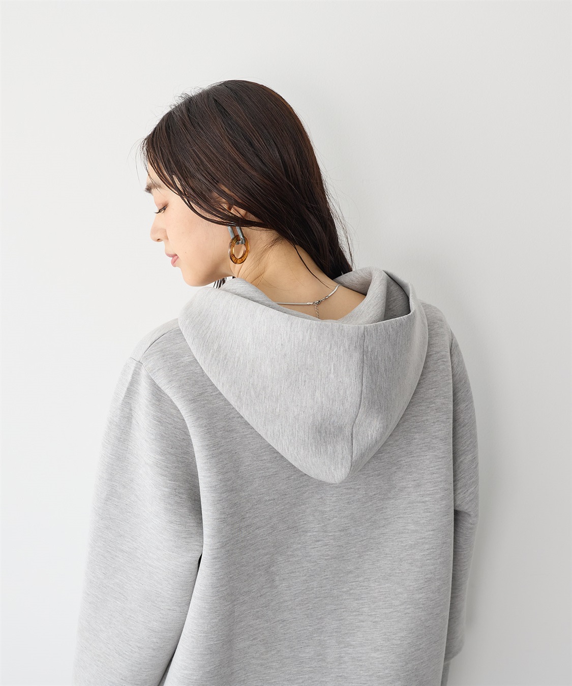 anyfee 【anyfee/プラスサイズ】ビッグシルエットダンボールZIPパーカー_sub_17