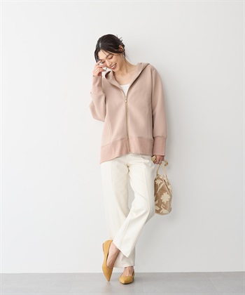 Life Style by cross marche 【anyfee/プラスサイズ】ビッグシルエットダンボールZIPパーカー_subthumb_18