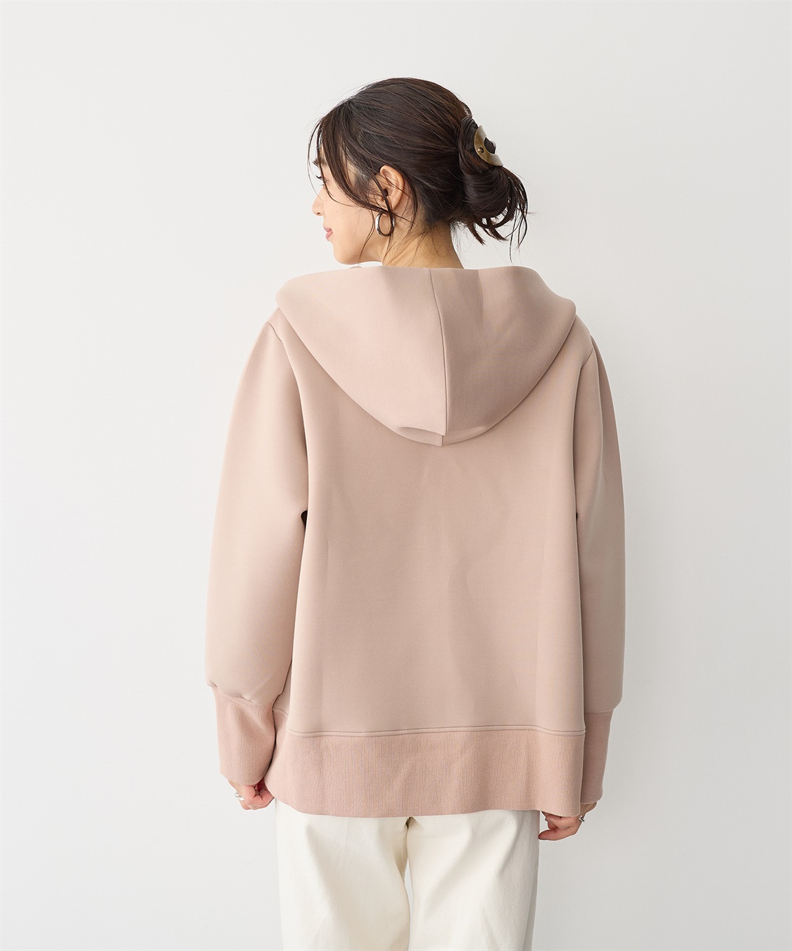 anyfee 【anyfee/プラスサイズ】ビッグシルエットダンボールZIPパーカー_sub_22