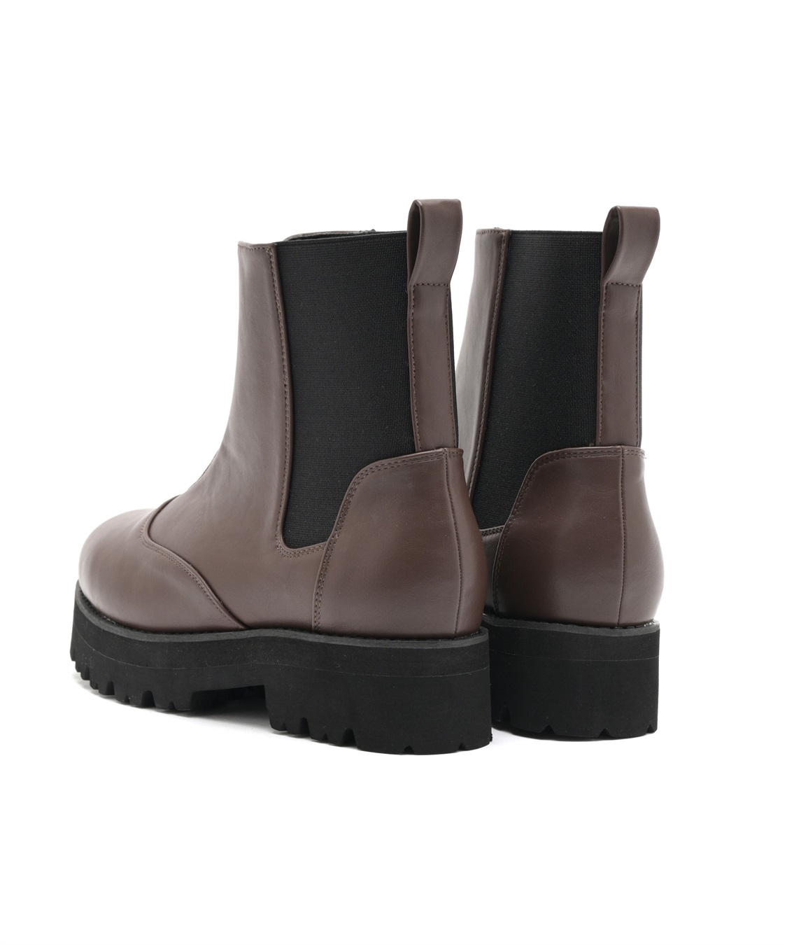 Life Style by cross marche 【anyfee/プラスサイズ】厚底センタージップブーツ（4E・甲高・幅広）《la farfa SHOES/ラファーファシューズ》_sub_7