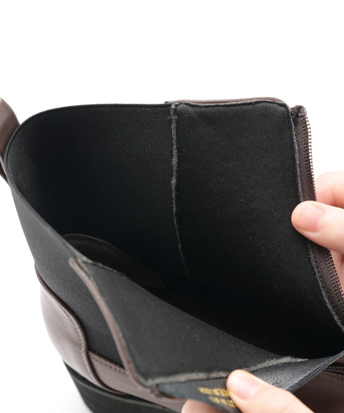 Life Style by cross marche 【anyfee/プラスサイズ】厚底センタージップブーツ（4E・甲高・幅広）《la farfa SHOES/ラファーファシューズ》_sub_13