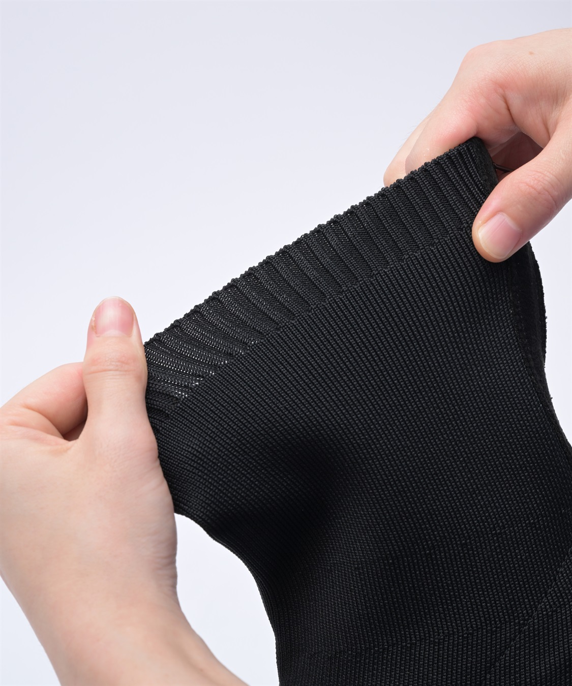 anyfee 【anyfee/プラスサイズ】5cmヒールソックスブーツ（4E・甲高・幅広）《la farfa SHOES/ラファーファシューズ》_sub_19