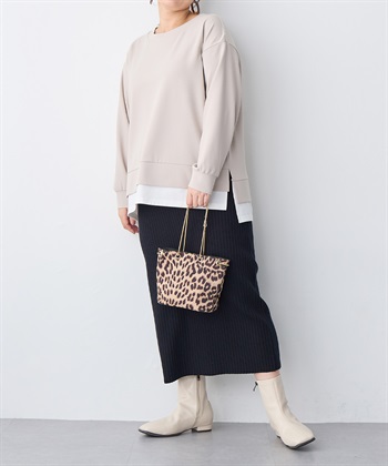 Life Style by cross marche 【anyfee/プラスサイズ】Lafafaストレッチローヒールブーツ（4E・甲高・幅広）_subthumb_8