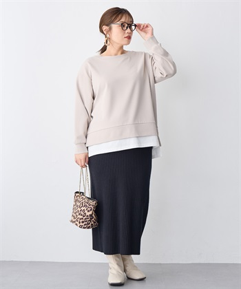 Life Style by cross marche 【anyfee/プラスサイズ】Lafafaストレッチローヒールブーツ（4E・甲高・幅広）_subthumb_9