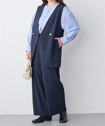 Life Style by cross marche 【anyfee/プラスサイズ】Lafafaストレッチローヒールブーツ（4E・甲高・幅広）_subthumb_12