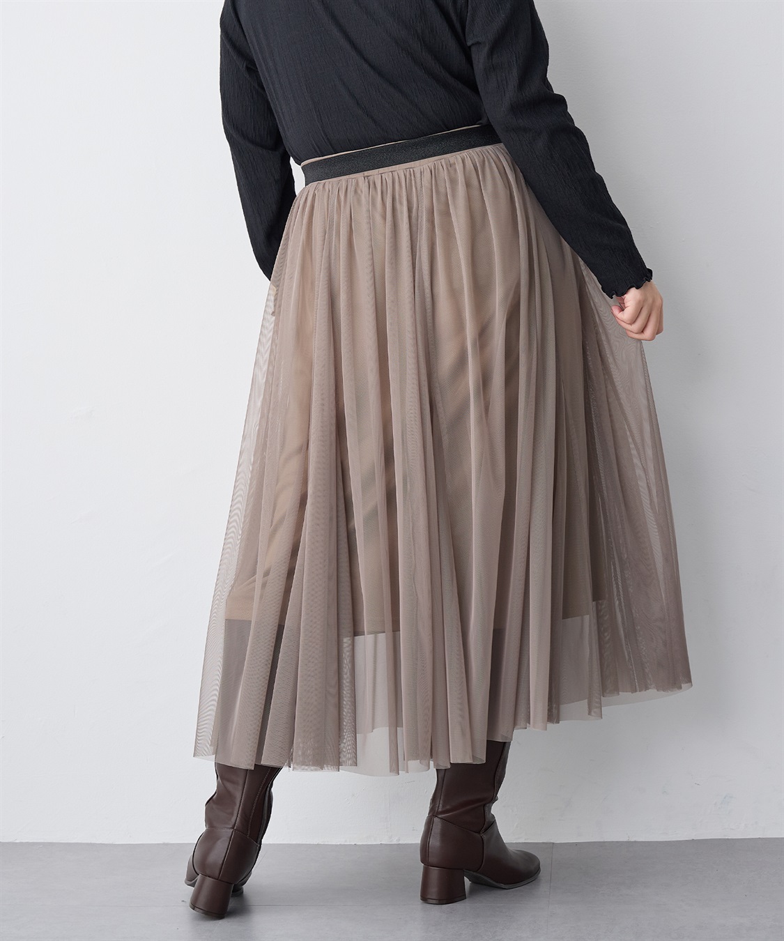 anyfee 【anyfee/プラスサイズ】5.5cmヒールロングブーツ（4E・甲高・幅広）《la farfa SHOES/ラファーファシューズ》_sub_6