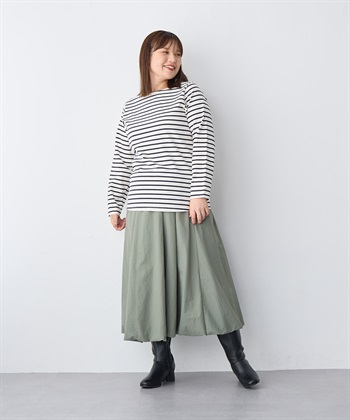 Life Style by cross marche 【anyfee/プラスサイズ】Lafafa５.５cmヒールロングブーツ（4E・甲高・幅広）_subthumb_10
