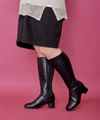Life Style by cross marche 【anyfee/プラスサイズ】Lafafa５.５cmヒールロングブーツ（4E・甲高・幅広）_subthumb_11