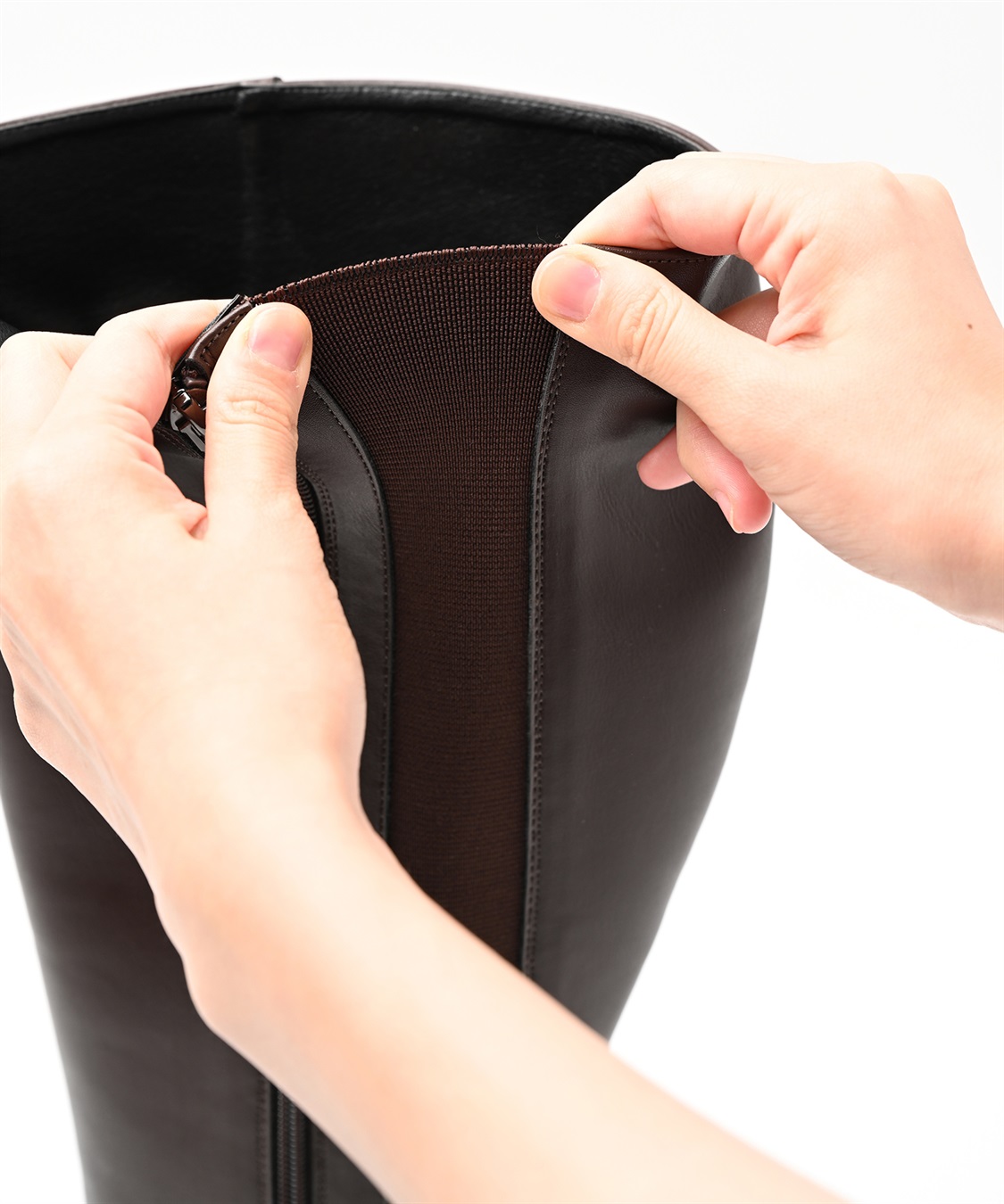 anyfee 【anyfee/プラスサイズ】5.5cmヒールロングブーツ（4E・甲高・幅広）《la farfa SHOES/ラファーファシューズ》_sub_15