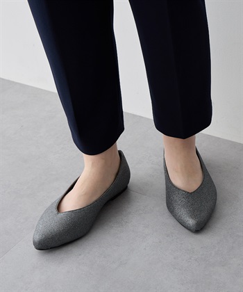 Life Style by cross marche 【anyfee/プラスサイズ】la farfa SHOES ポインテッドトゥバレエシューズ【5E 幅広】_subthumb_12