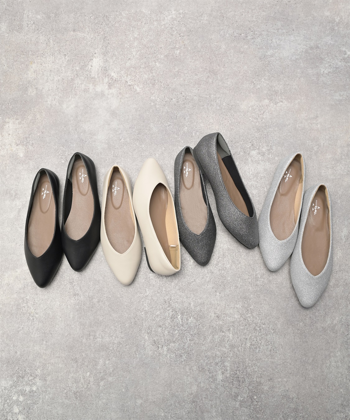 anyfee 【anyfee/プラスサイズ】ポインテッドトゥバレエシューズ（5E・甲高・幅広）《la farfa SHOES/ラファーファシューズ》_sub_17