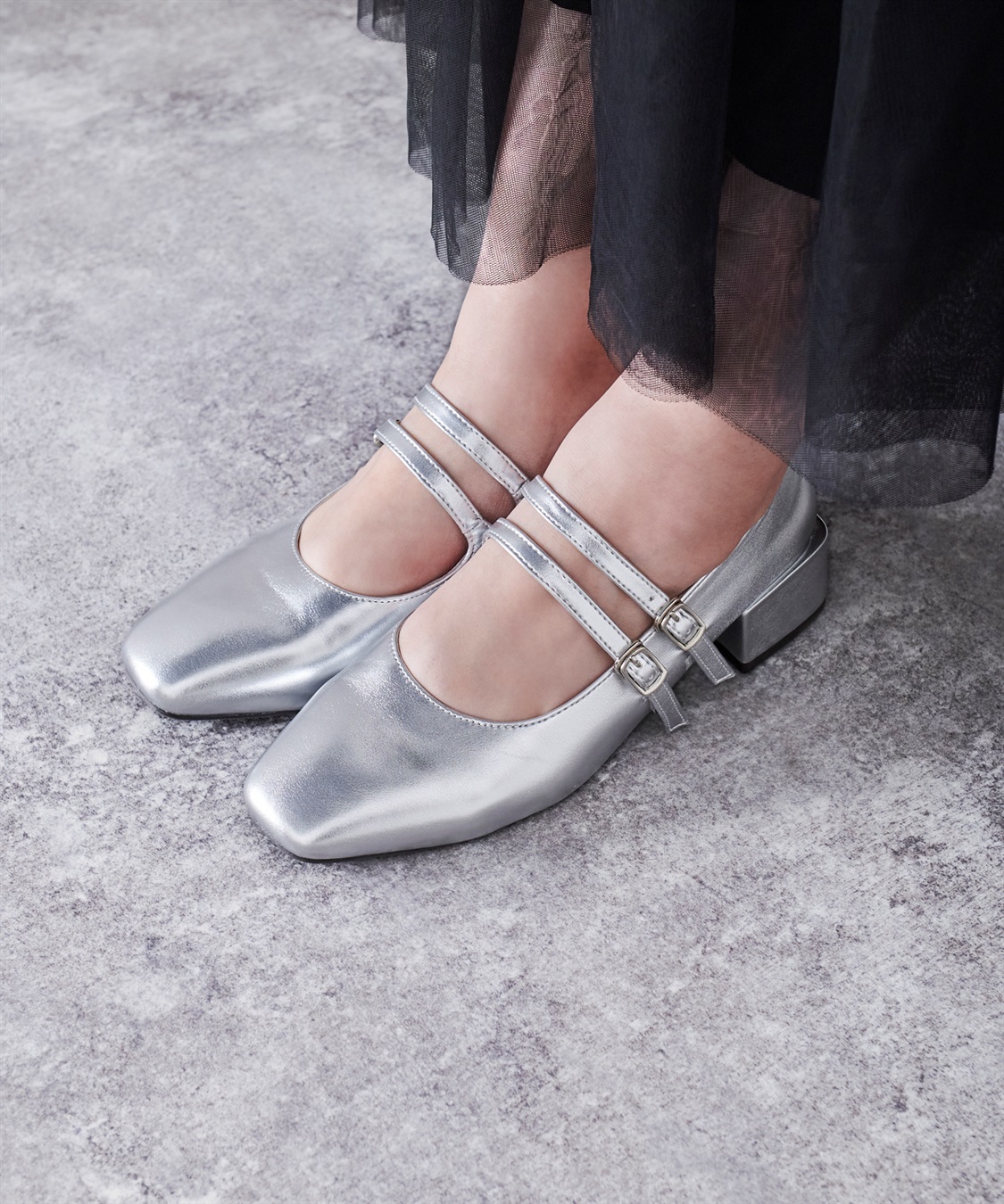 Life Style by cross marche 【anyfee/プラスサイズ】4cmヒールスクエアトゥ2Wayメリージェーン（4E・甲高・幅広）《la farfa SHOES/ラファーファシューズ》_sub_18