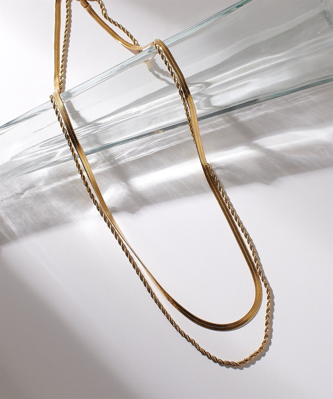 anyfee 【anyfee/プラスサイズ】ニッケルフリー2連ネックレス《金属アレルギー対応》_sub_4