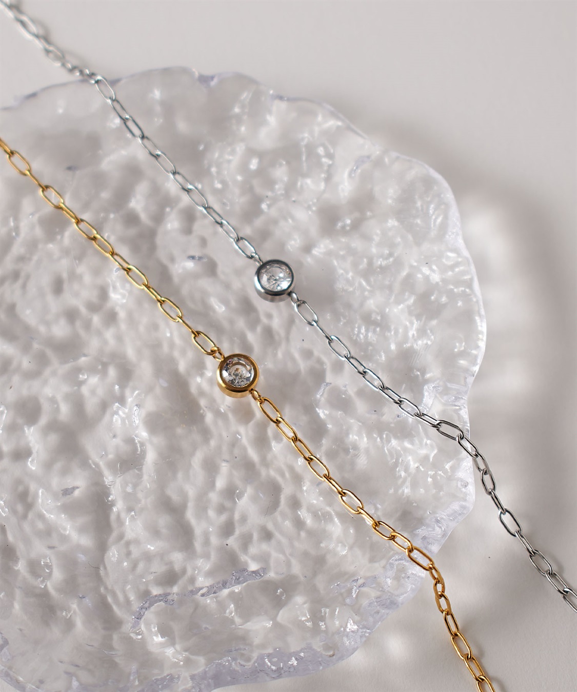 anyfee 【anyfee/プラスサイズ】ニッケルフリーストーンブレスレット《金属アレルギー対応》_sub_1