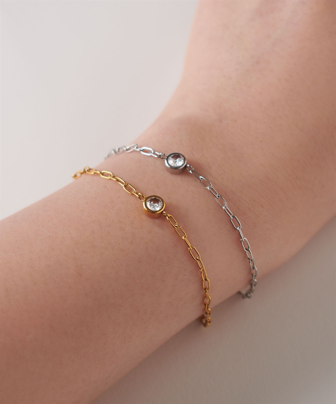 anyfee 【anyfee/プラスサイズ】ニッケルフリーストーンブレスレット《金属アレルギー対応》_sub_3