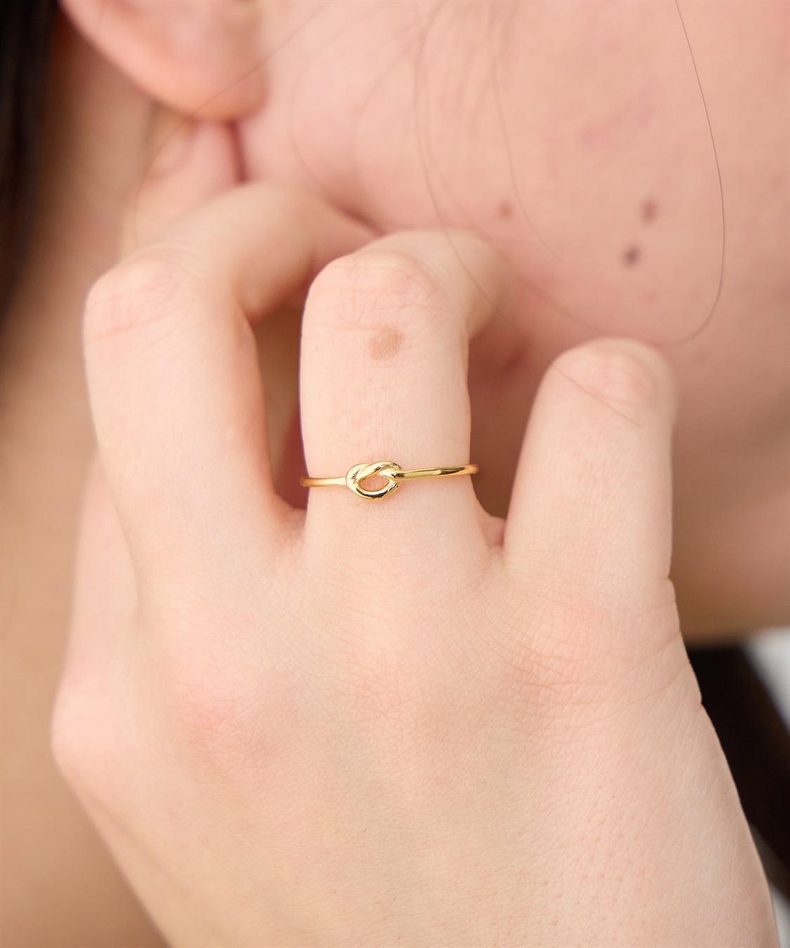 anyfee 【anyfee/プラスサイズ】ニッケルフリーノットリング《金属アレルギー対応》_sub_1