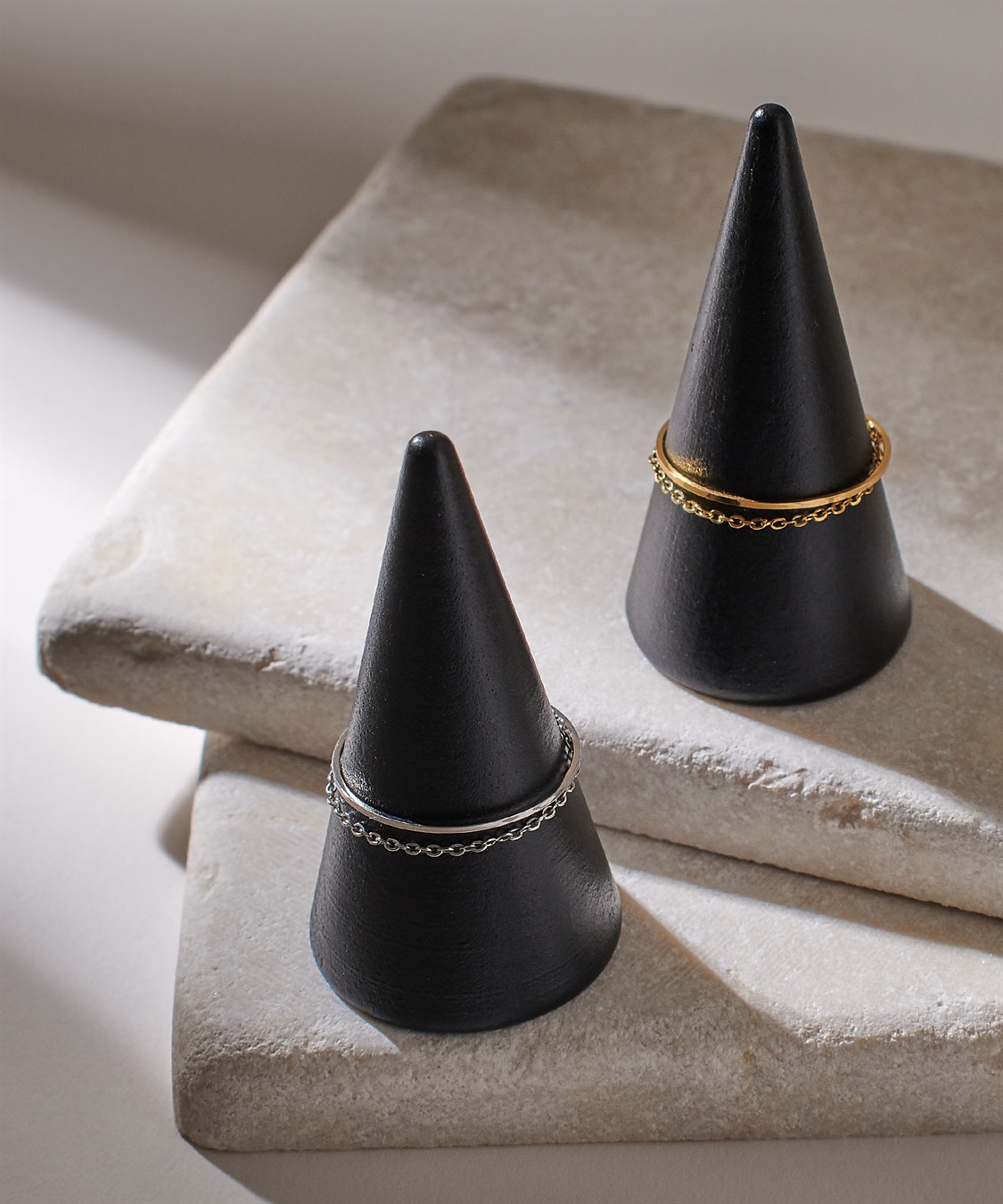 anyfee 【anyfee/プラスサイズ】ニッケルフリー2連リング《金属アレルギー対応》_sub_2