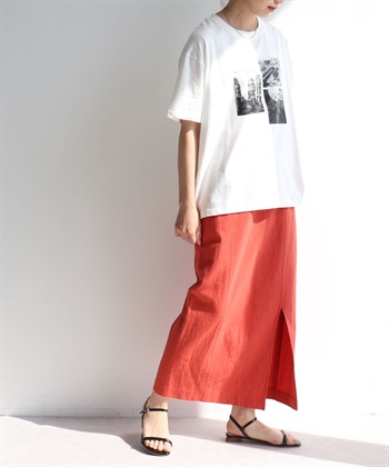 Life Style by cross marche 【anyfee/プラスサイズ】ロゴプリント半袖Tシャツ_subthumb_6