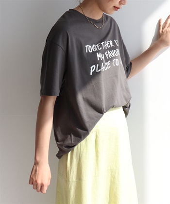 Life Style by cross marche 【anyfee/プラスサイズ】ロゴプリント半袖Tシャツ_subthumb_16