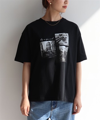 Life Style by cross marche 【anyfee/プラスサイズ】ロゴプリント半袖Tシャツ_subthumb_20