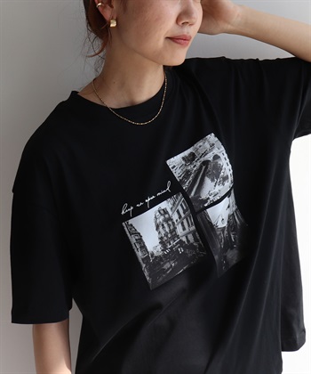 Life Style by cross marche 【anyfee/プラスサイズ】ロゴプリント半袖Tシャツ_subthumb_21