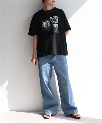 Life Style by cross marche 【anyfee/プラスサイズ】ロゴプリント半袖Tシャツ_subthumb_22