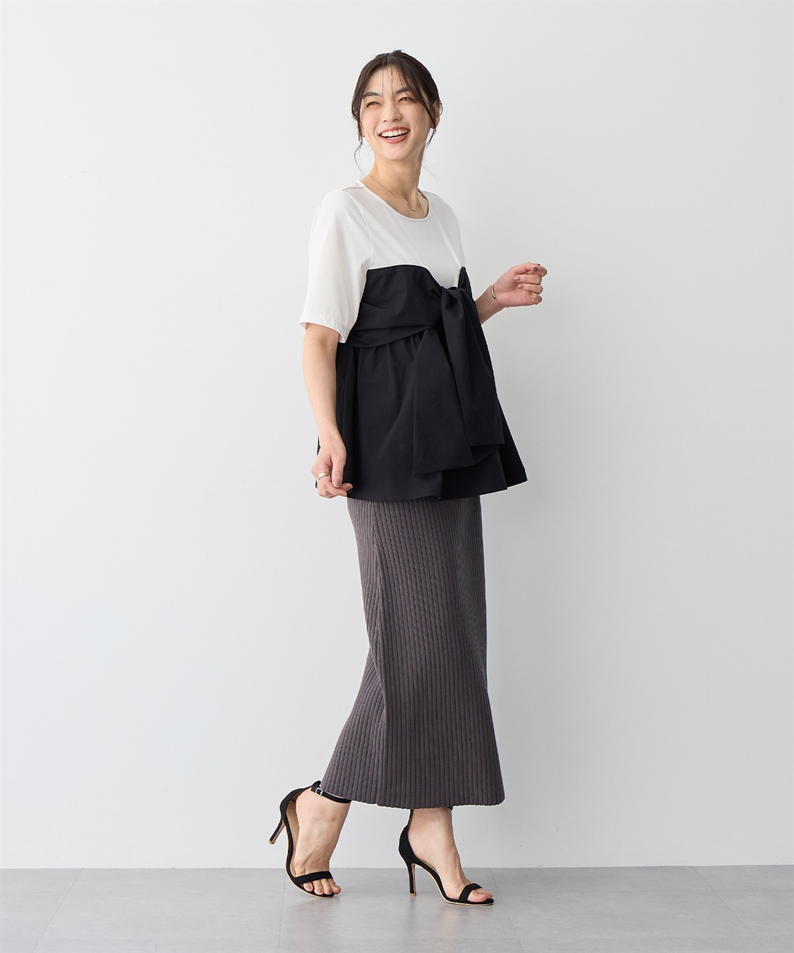 anyfee 【anyfee/大きいサイズ】ビスチェドッキングトップス《新色追加》_sub_3