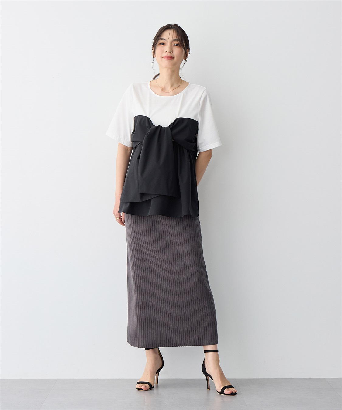 anyfee 【anyfee/大きいサイズ】ビスチェドッキングトップス《新色追加》_sub_4