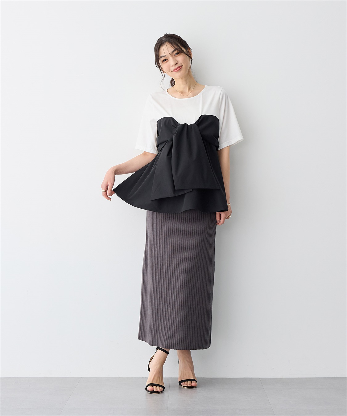 anyfee 【anyfee/大きいサイズ】ビスチェドッキングトップス《新色追加》_sub_5