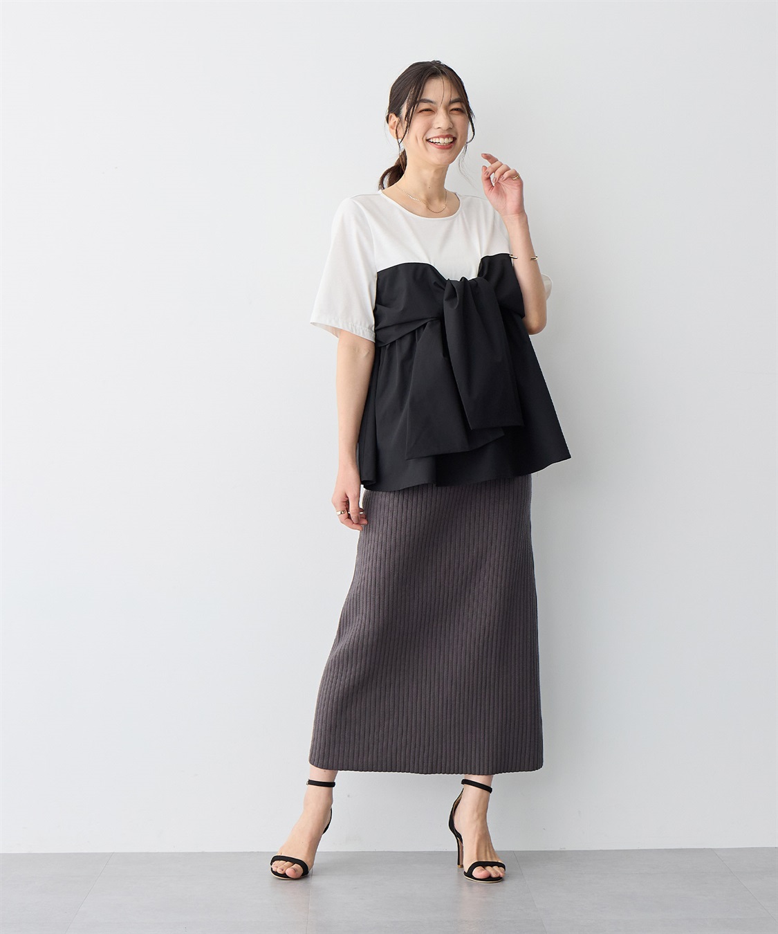 anyfee 【anyfee/大きいサイズ】ビスチェドッキングトップス《新色追加》_sub_6