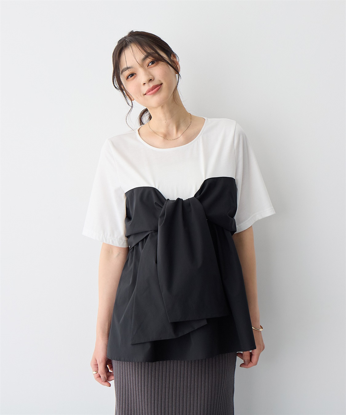 anyfee 【anyfee/大きいサイズ】ビスチェドッキングトップス《新色追加》_sub_7